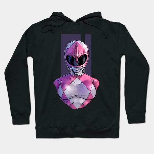 The Pink Ranger Hoodie by AdventureWizardLizard